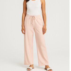 Old Navy Women’s Blush Pink Wide-Leg Pants, size 10